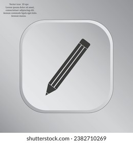 pencil icon , vector illustration