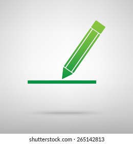 pencil icon , vector illustration
