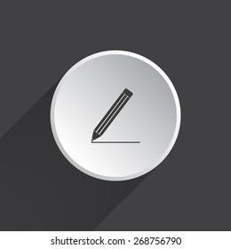 pencil icon , vector illustration