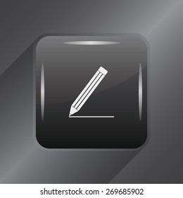 pencil icon , vector illustration