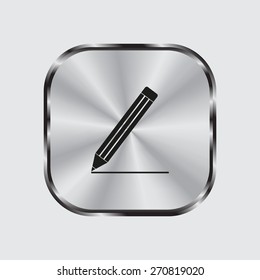 pencil icon , vector illustration