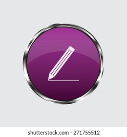 pencil icon , vector illustration