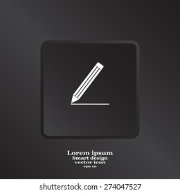 pencil icon , vector illustration