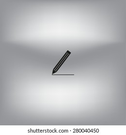 pencil icon , vector illustration