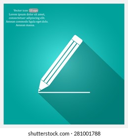 pencil icon , vector illustration