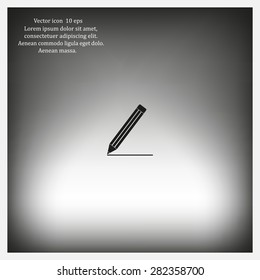 pencil icon , vector illustration