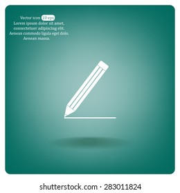 pencil icon , vector illustration