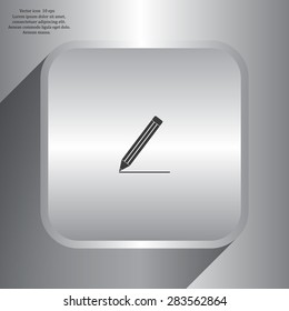 pencil icon , vector illustration