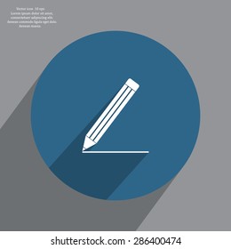 pencil icon , vector illustration