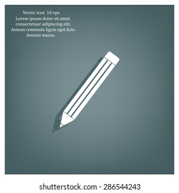 pencil icon , vector illustration