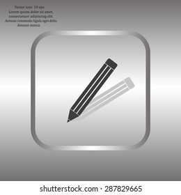 pencil icon , vector illustration