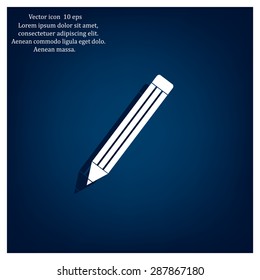 pencil icon , vector illustration