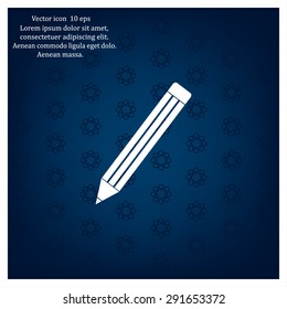 pencil icon , vector illustration