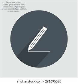 pencil icon , vector illustration