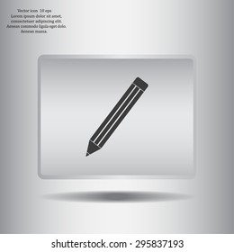 pencil icon , vector illustration