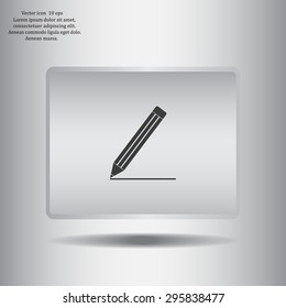pencil icon , vector illustration