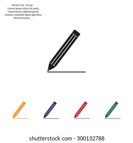 pencil icon , vector illustration
