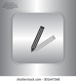 pencil icon , vector illustration