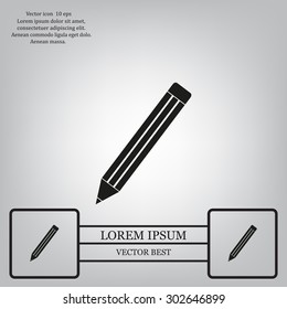 pencil icon , vector illustration