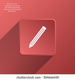pencil icon , vector illustration