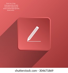 pencil icon , vector illustration