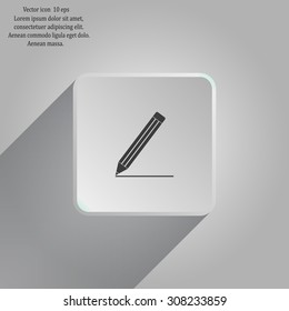 pencil icon , vector illustration