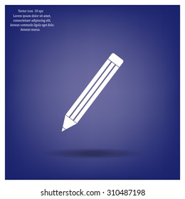 pencil icon , vector illustration
