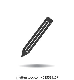 pencil icon , vector illustration