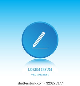 pencil icon , vector illustration