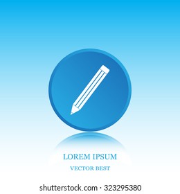 pencil icon , vector illustration