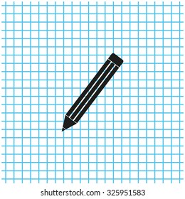 pencil icon , vector illustration