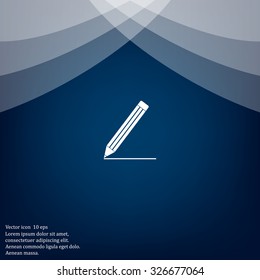pencil icon , vector illustration