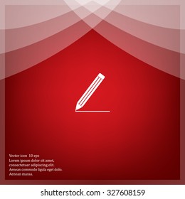 pencil icon , vector illustration