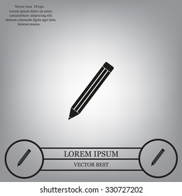 pencil icon , vector illustration