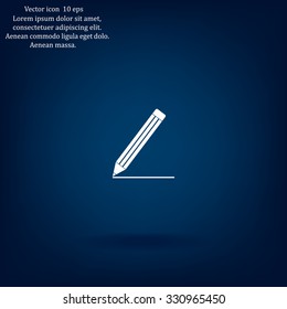 pencil icon , vector illustration