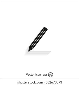 pencil icon , vector illustration