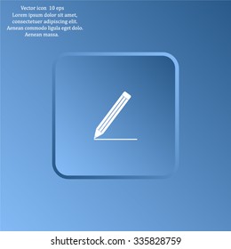 pencil icon , vector illustration