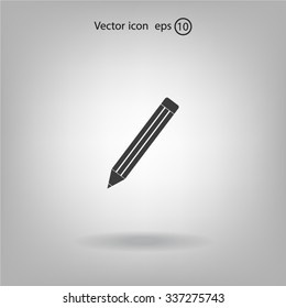 pencil icon , vector illustration