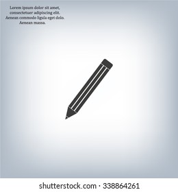 pencil icon , vector illustration