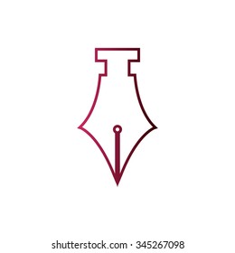 Pencil icon . Vector illustration.