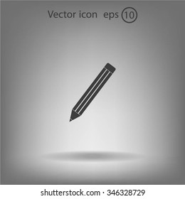 pencil icon , vector illustration