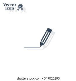 pencil icon , vector illustration