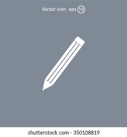 pencil icon , vector illustration