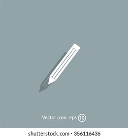 pencil icon , vector illustration