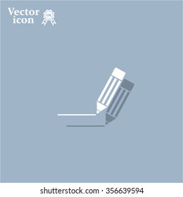pencil icon , vector illustration