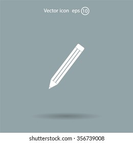 pencil icon , vector illustration