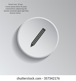 pencil icon , vector illustration