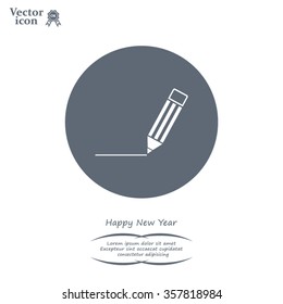 pencil icon , vector illustration