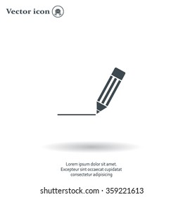 pencil icon , vector illustration