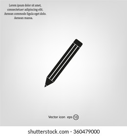 pencil icon , vector illustration